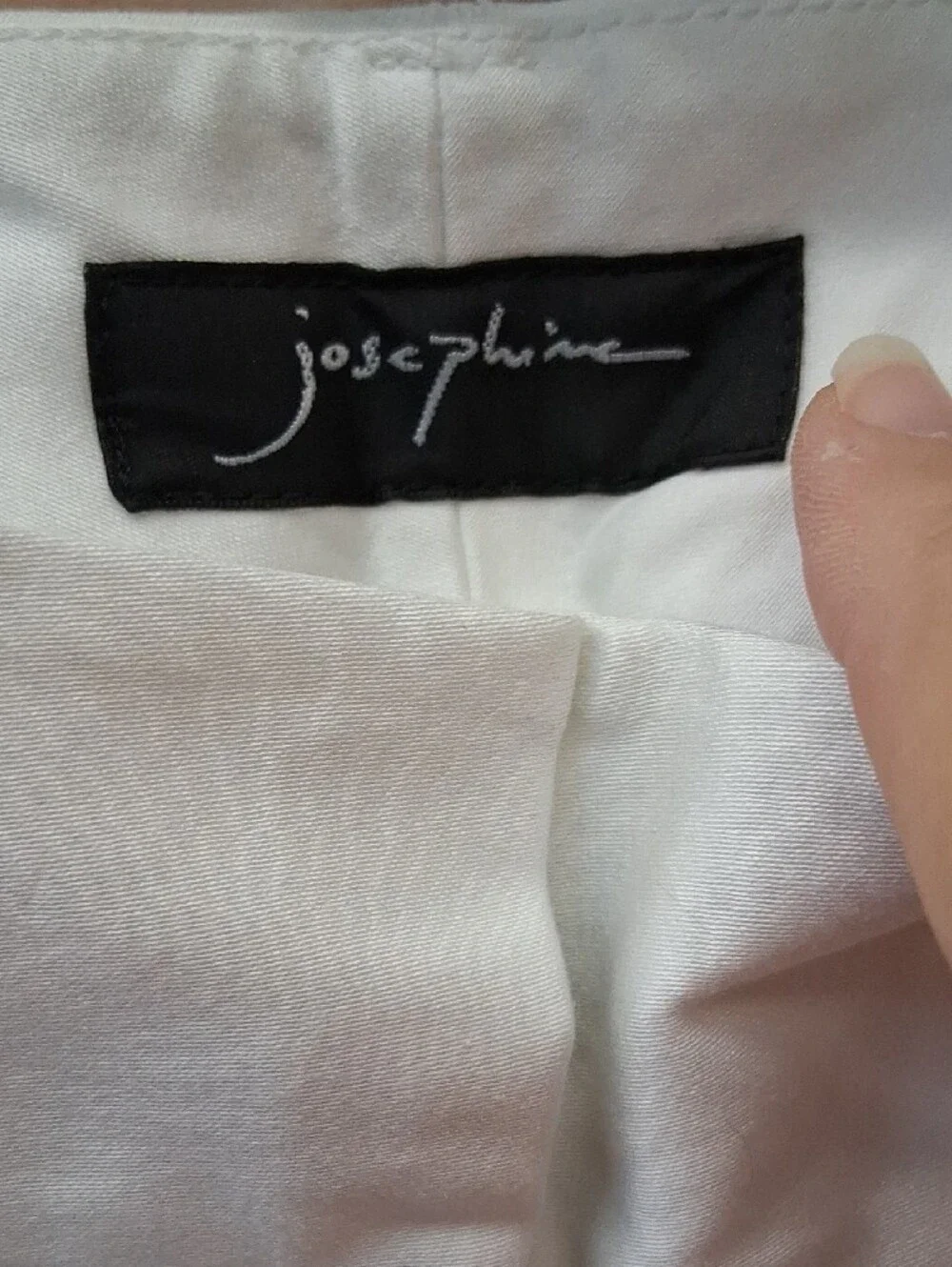 Josephine tailored white